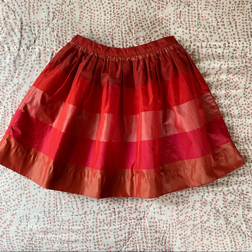 Jacadi Red Satin Skirt - Sz 4